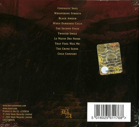 The King of Nothing Hill - CD Audio di Barry Adamson - 2