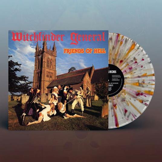 Friends Of Hell (Clear and Red-Orange-White Splatter Edition) - Vinile LP di Witchfinder General - 2