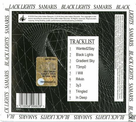Black Lights - CD Audio di Samaris - 2