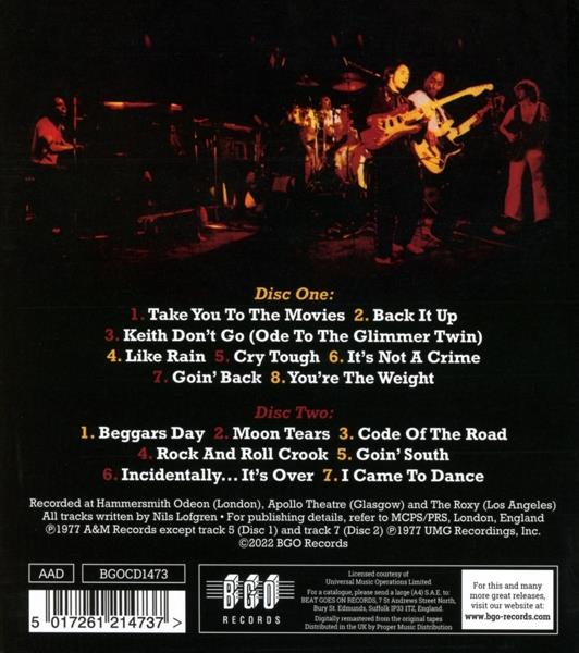 Night After Night - CD Audio di Nils Lofgren