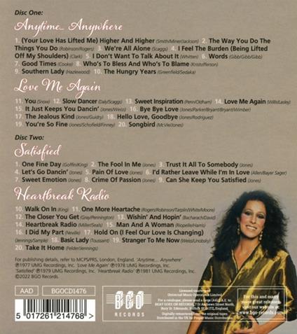 Anytime, Anywhere-Love Me Again-Satisfied-Heartbreak Radio - CD Audio di Rita Coolidge
