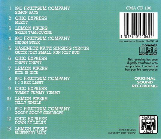 60's Bubble Gum Hits - CD Audio - 2