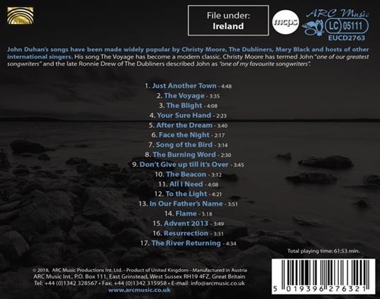 The Irishman's Finest Collection - CD Audio di John Duhan - 2