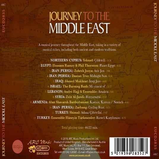 Journey to the Middle East - CD Audio - 2