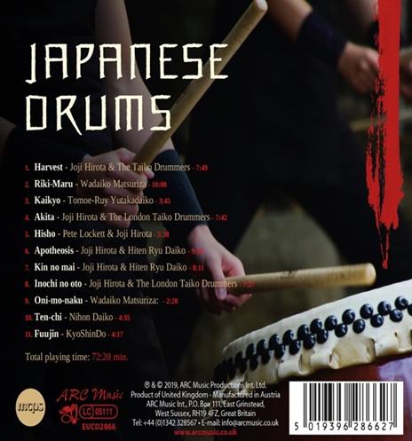 Japanese Drums - CD Audio - 2