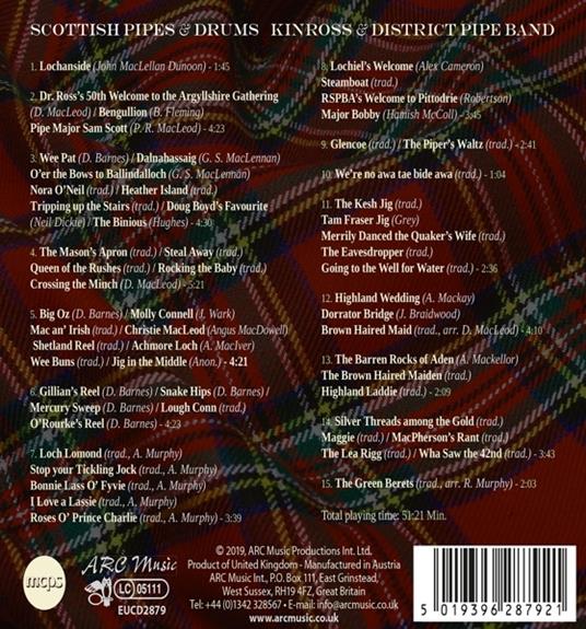 Scottish Pipes and Drums - CD Audio di Kinross & District Pipe Band - 2