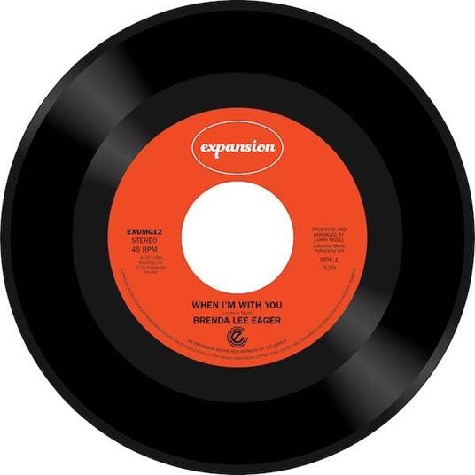 When I'm With You - Let Me Be - Vinile LP di Brenda Lee Eager