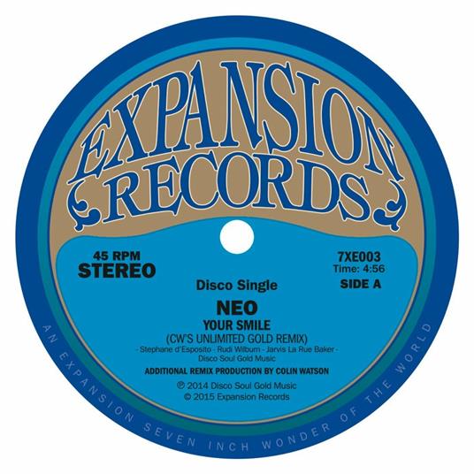 Your Smile - Vinile 7'' di Neo