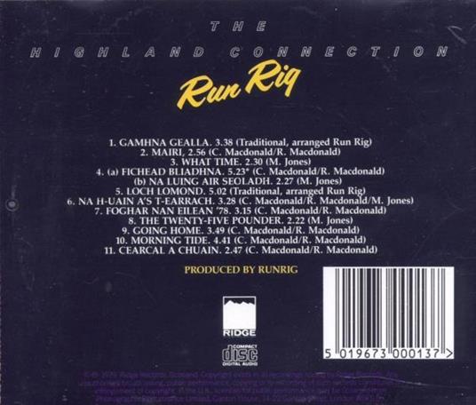 Highland Connection - CD Audio di Runrig - 2