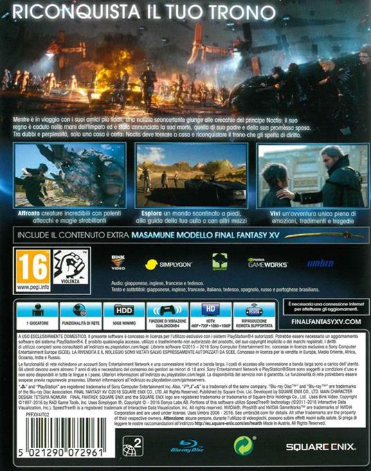 Final Fantasy XV Day One Edition - PS4 - 3