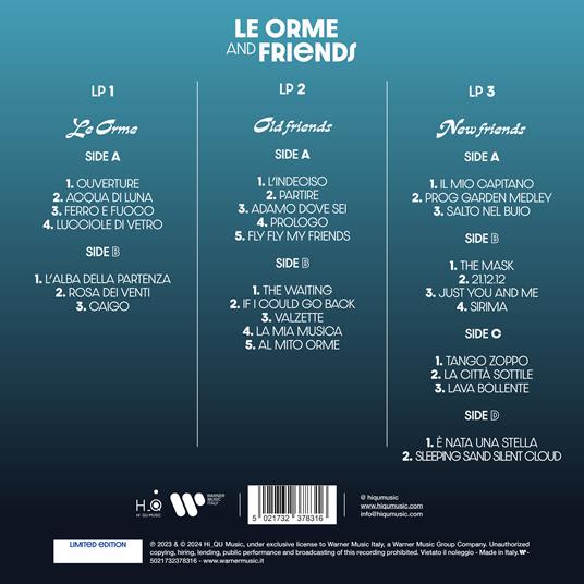 Le Orme & Friends - Vinile LP di Le Orme - 3