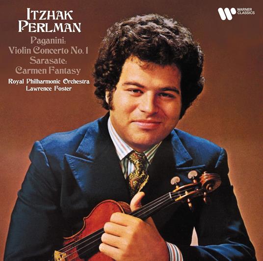 Violin Concerto No.1 - Sarasate - Vinile LP di Niccolò Paganini,Itzhak Perlman,Royal Philharmonic Orchestra