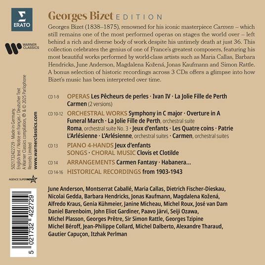 Georges Bizet Edition - CD Audio di Georges Bizet - 3