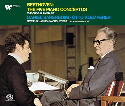 The 5 Piano Concertos - CD Audio di Ludwig van Beethoven,Otto Klemperer,Daniel Barenboim