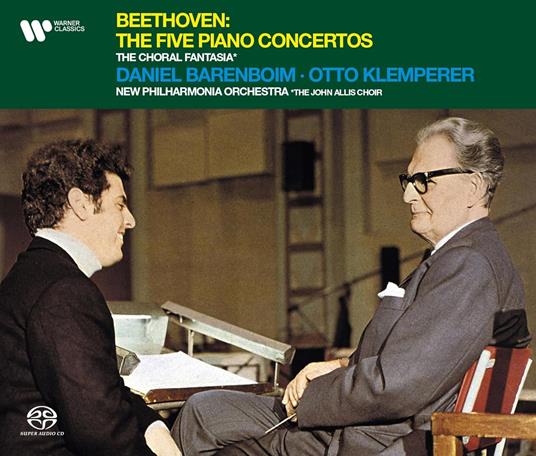 The 5 Piano Concertos - CD Audio di Ludwig van Beethoven,Otto Klemperer,Daniel Barenboim