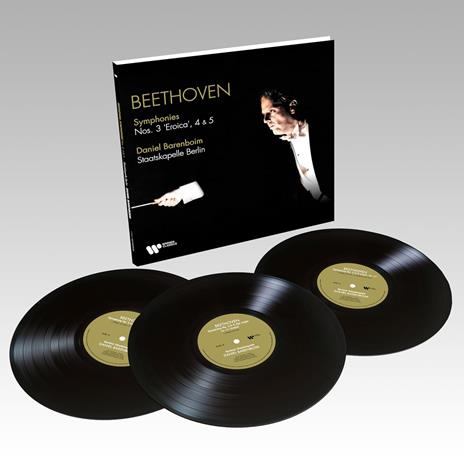 Symphonies n.3, n.4 & n.5 - Vinile LP di Ludwig van Beethoven,Daniel Barenboim