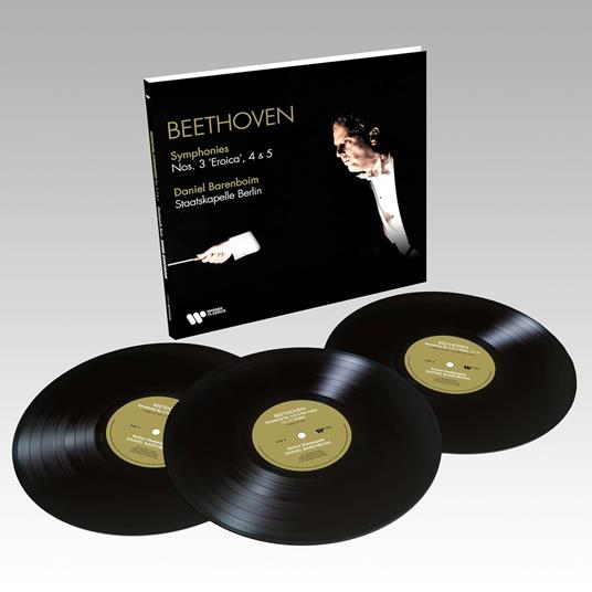 Symphonies n.3, n.4 & n.5 - Vinile LP di Ludwig van Beethoven,Daniel Barenboim