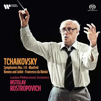 Sinfonie complete (6 SACD) - SuperAudio CD di Pyotr Ilyich Tchaikovsky,Mstislav Rostropovich,London Philharmonic Orchestra
