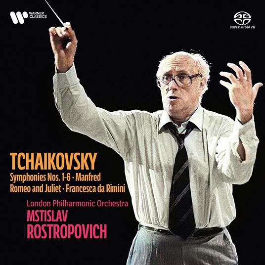 Sinfonie complete (6 SACD) - SuperAudio CD di Pyotr Ilyich Tchaikovsky,Mstislav Rostropovich,London Philharmonic Orchestra