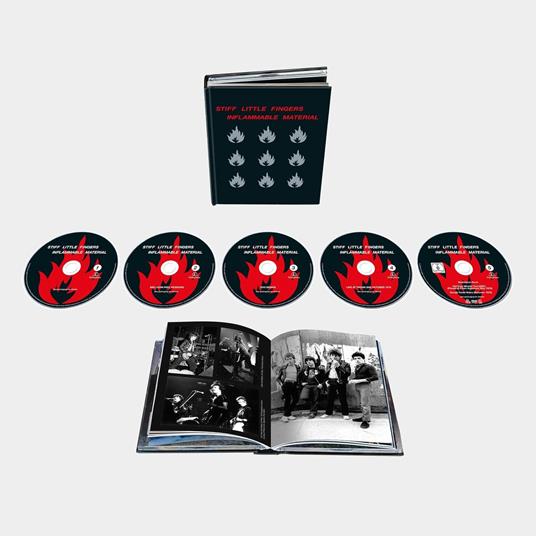 Inflammable Material (4 CD + DVD) - CD Audio + DVD di Stiff Little Fingers