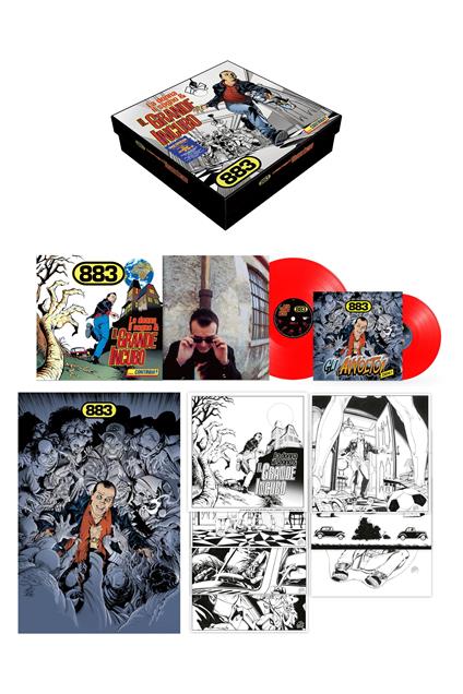La donna il sogno & Il grande incubo (Box Deluxe Vinile Rosso + Vinile 7" pollici rosso + poster e inserti) - Vinile LP di 883