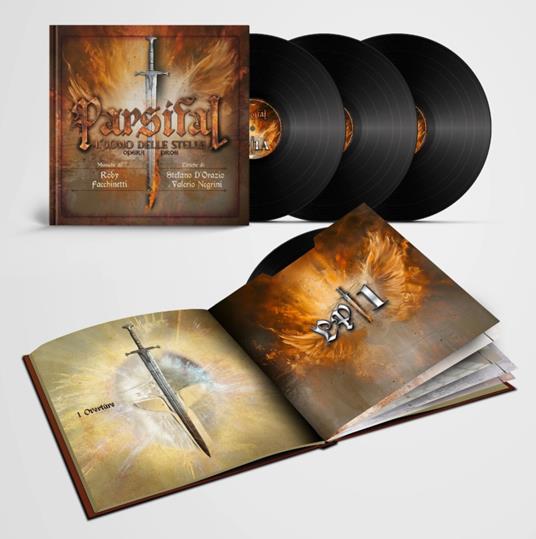 Parsifal. L'uomo delle stelle (Triplo vinile nero con libro - Copia autografata) (Edizione Limitata) - Vinile LP di Roby Facchinetti