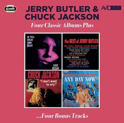 Four Classic Albums Plus - CD Audio di Jerry Butler,Chuck Jackson