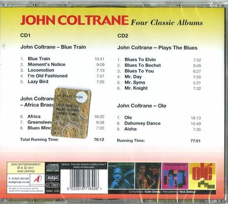 Four Classic Albums - CD Audio di John Coltrane - 2