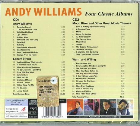 Four Classic Albums - CD Audio di Andy Williams - 2