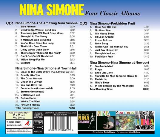 Four Classic Albums - CD Audio di Nina Simone - 2
