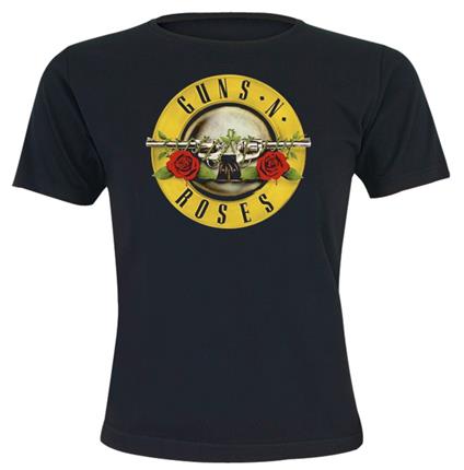 T-Shirt donna Guns N Roses. Classic Bullet Logo
