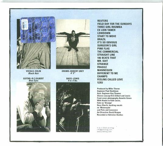 Pink Flag - CD Audio di Wire - 2