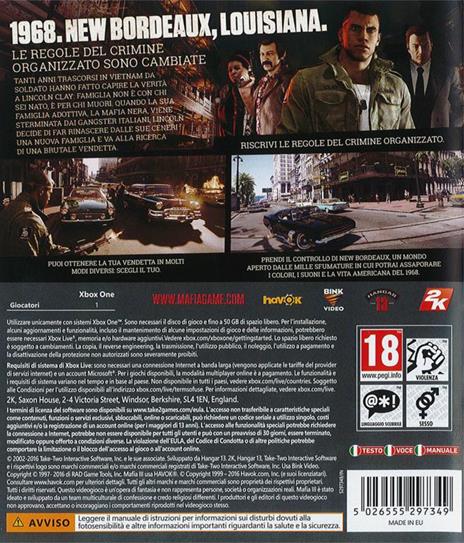 Mafia III - XONE - 2