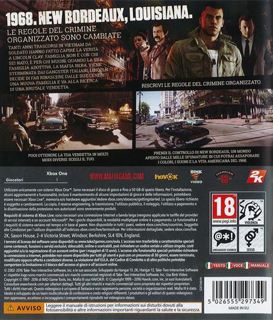 Mafia III - XONE - 2