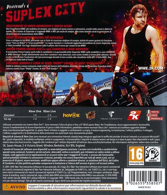 WWE 2K17 - XONE - 2