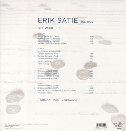 Slow Music - Vinile LP di Erik Satie,Jeroen van Veen