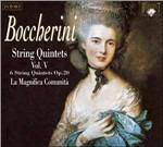 6 Quintetti per archi op.20 - CD Audio di Luigi Boccherini,La Magnifica Comunità