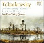 Quartetti per archi completi - CD Audio di Pyotr Ilyich Tchaikovsky,Endellion String Quartet
