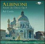Sonate da chiesa op.4 - CD Audio di Tomaso Giovanni Albinoni