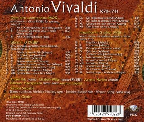 Opere sacre - CD Audio di Antonio Vivaldi - 2