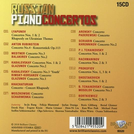 Concerti russi per pianoforte - CD Audio - 2