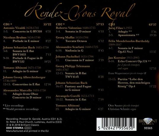 Rendez-voux Royal - CD Audio di Otto Sauter - 2