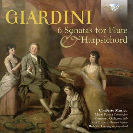 6 Sonatas for Flute & Harpsichord - CD Audio di Felice Giardini
