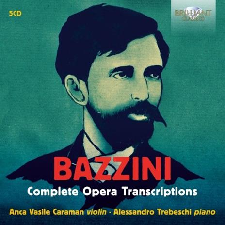 Musica completa. Trascrizioni per violino e pianoforte - CD Audio di Antonio Bazzini