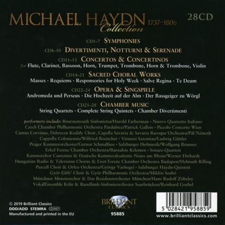 Michael Haydn Collection - CD Audio di Johann Michael Haydn - 2