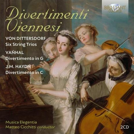Divertimenti Viennesi - 6 Trii Per Archi - CD Audio di Karl Ditters Von Dittersdorf