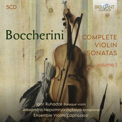 Complete Violin Sonatas Vol.1 - CD Audio di Luigi Boccherini,Ensemble Violini Capricciosi