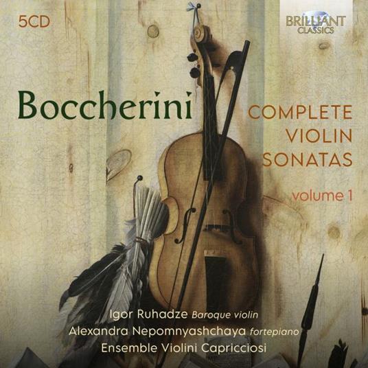 Complete Violin Sonatas Vol.1 - CD Audio di Luigi Boccherini,Ensemble Violini Capricciosi