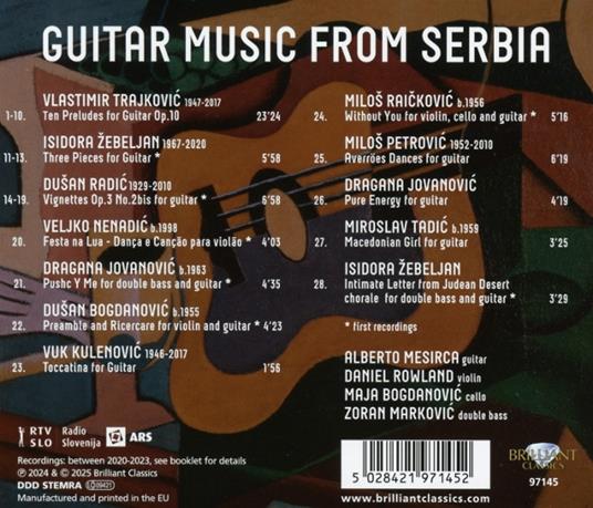 Guitar Music from Serbia - CD Audio di Alberto Mesirca - 2