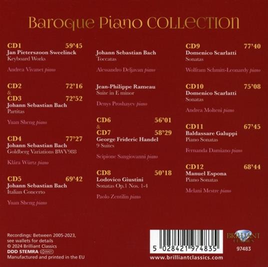 Baroque Piano Collection - CD Audio - 2